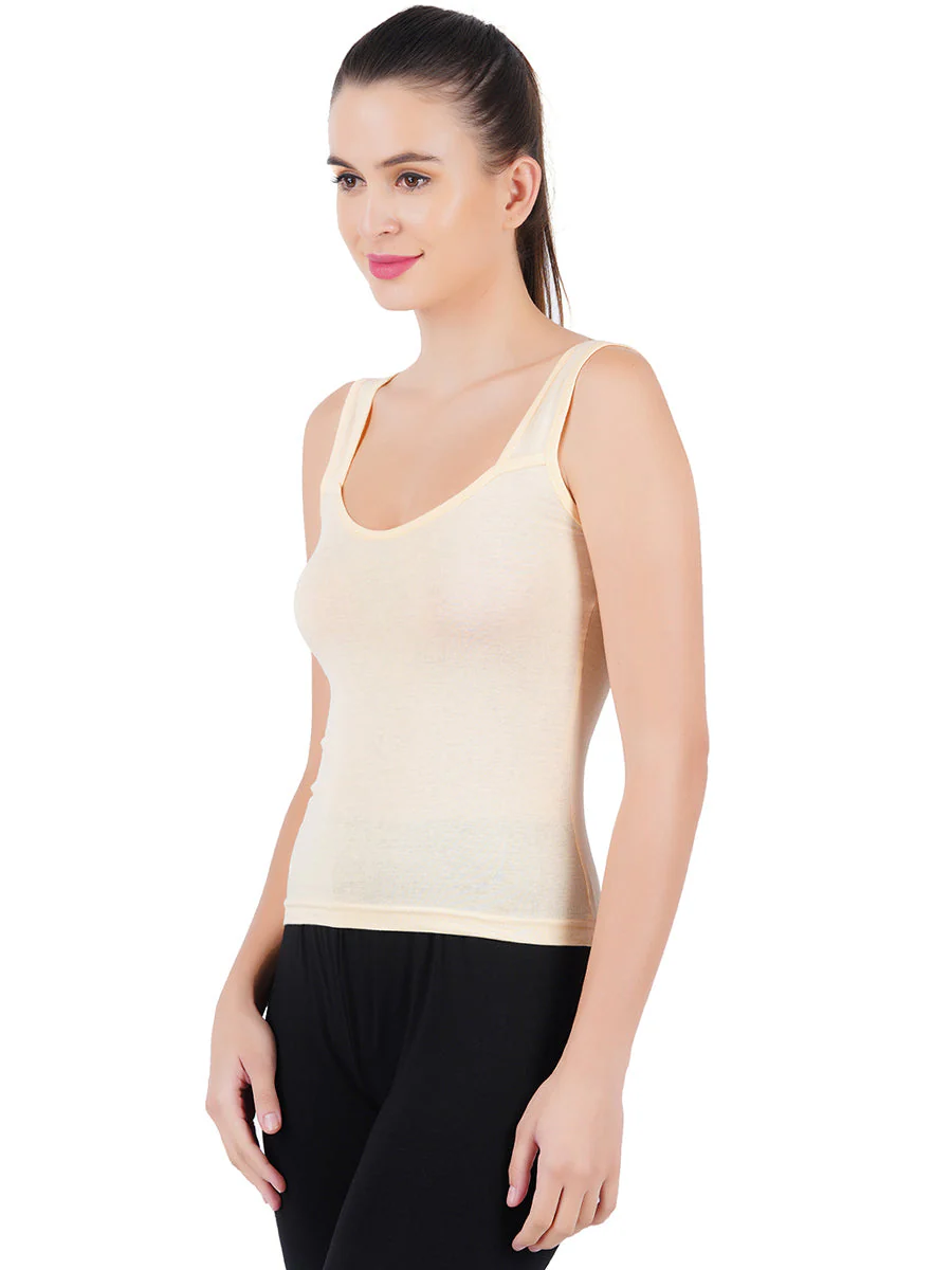 Women 100% Combed Cotton Skin Colour Camisole Gracey (Pack of 2) - Image 3