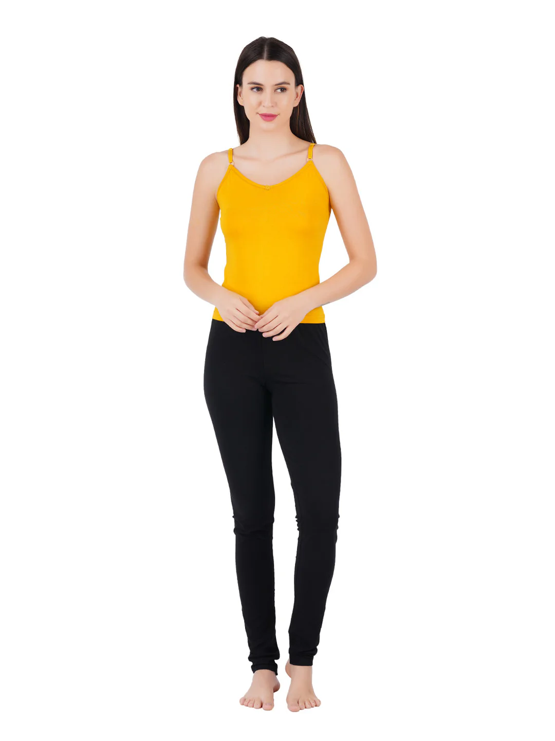 Women Adjustable Straps Assorted Colour Camisole Petals (Pack of 2) - Image 5