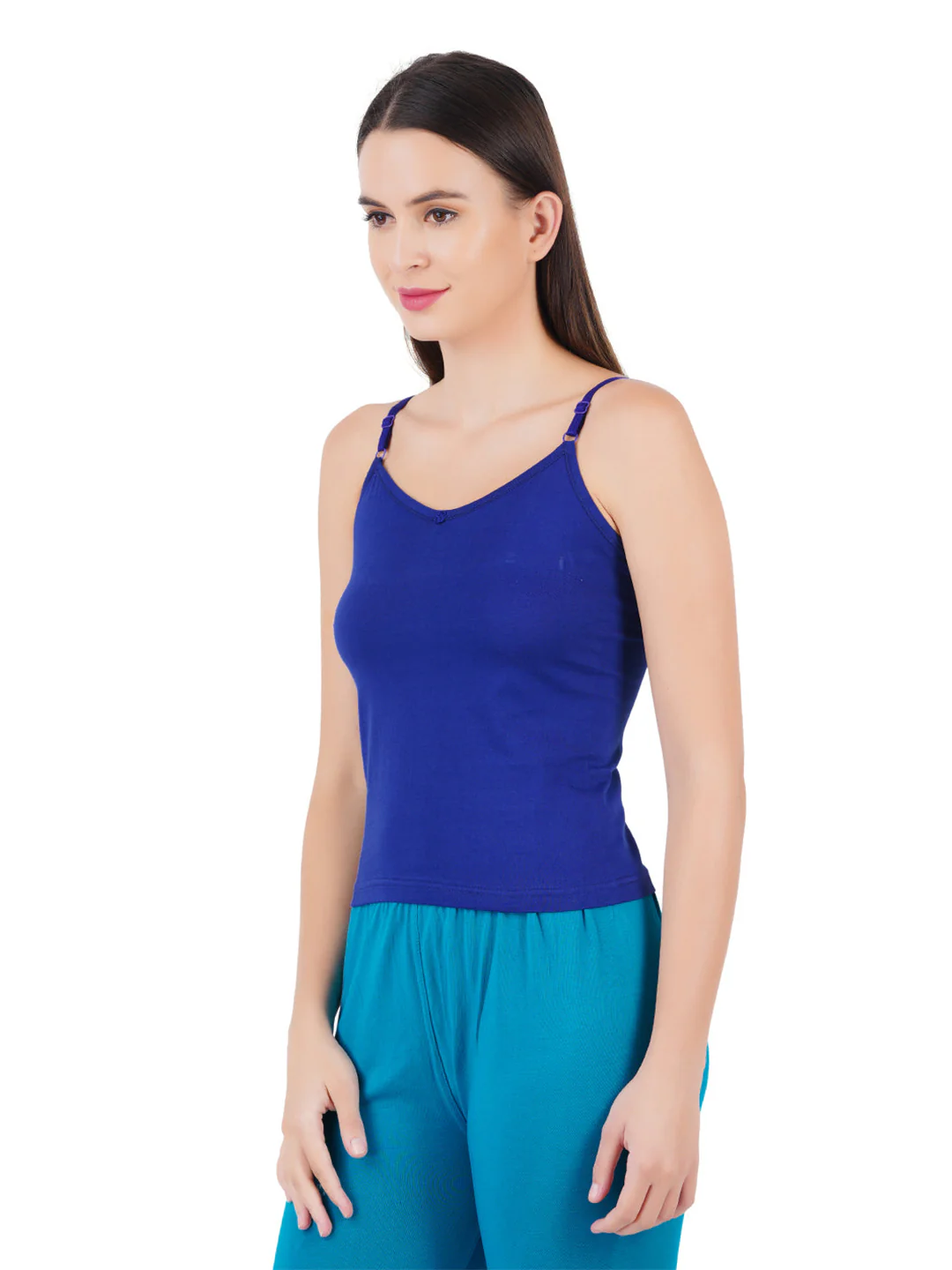 Women Adjustable Straps Assorted Colour Camisole Petals (Pack of 2) - Image 7