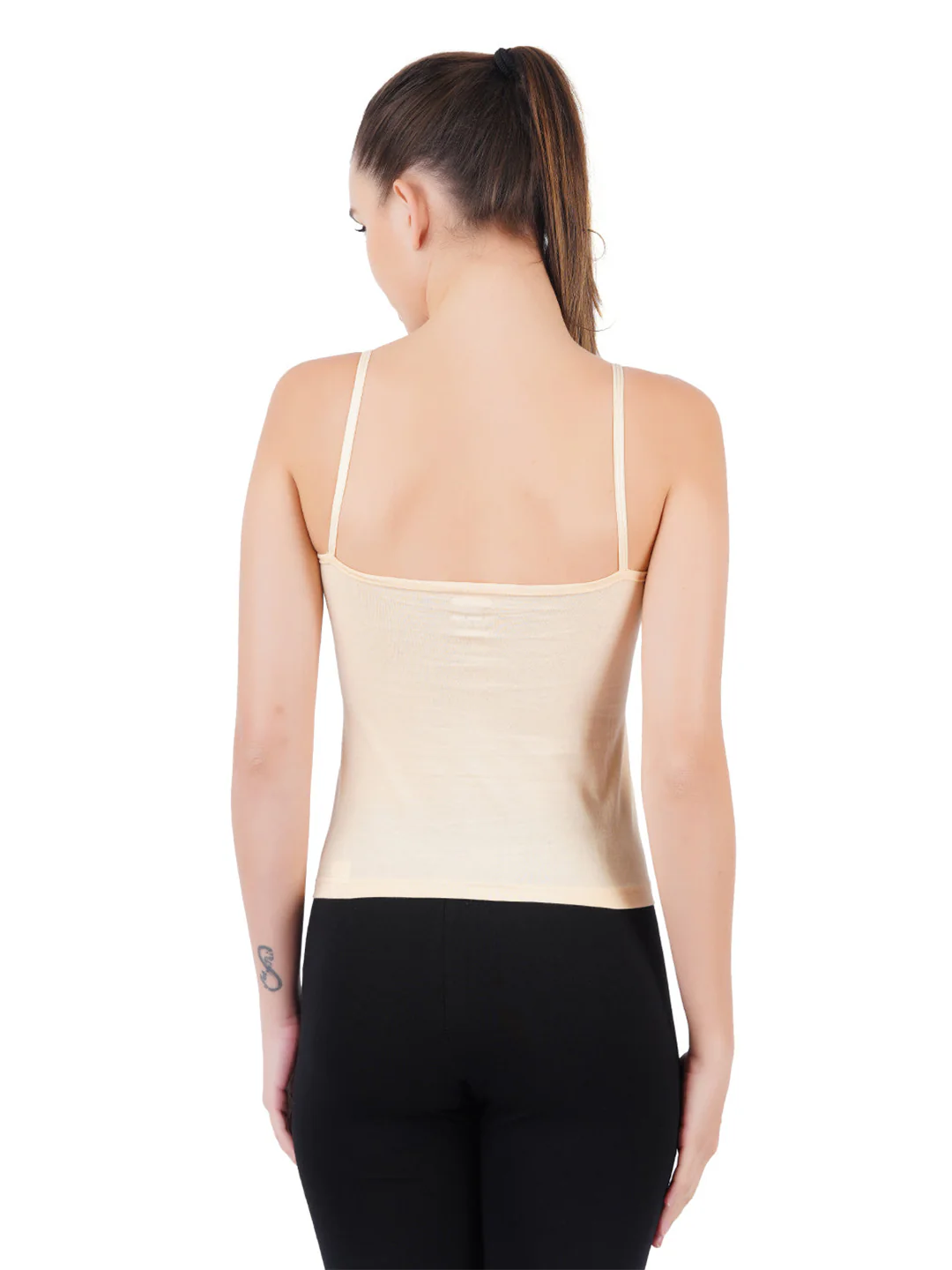 Women Adjustable Straps Skin Colour Camisole Petals (Pack of 2) - Image 4