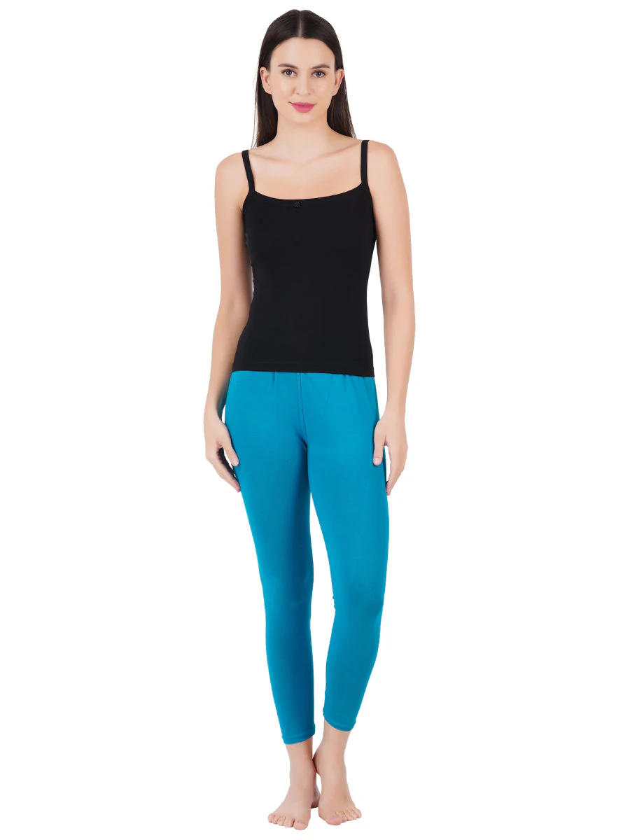 Women 100% Combed Cotton Black Camisole Cheers (Pack of 2) - Image 4