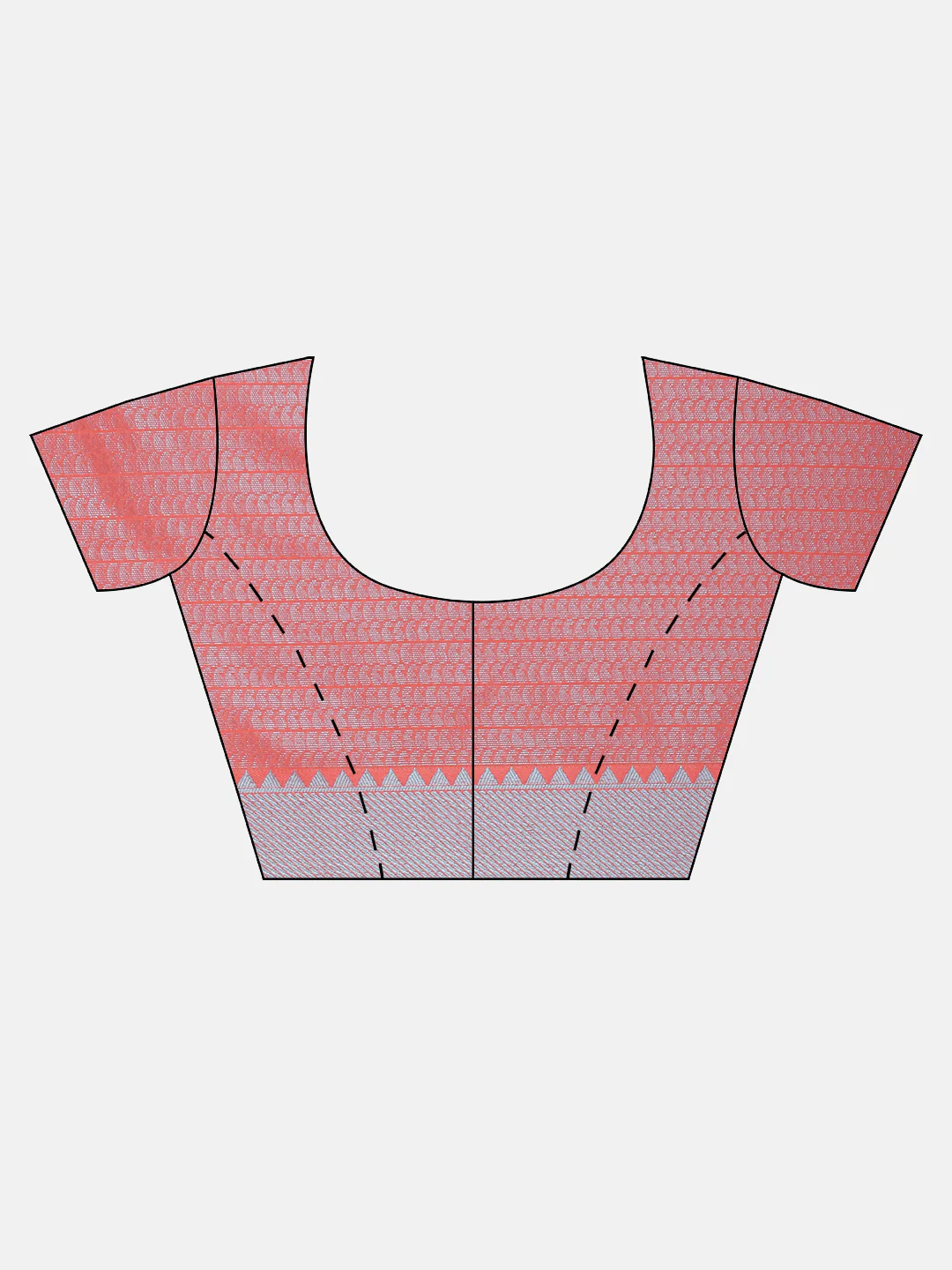 Women Cyan Blue Tissue Saree TS59 - Image 5