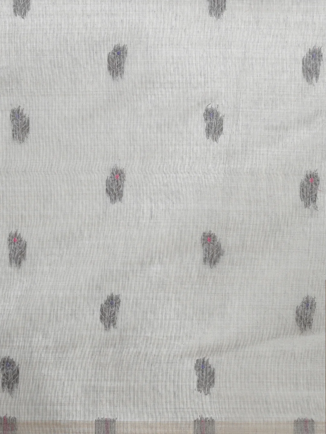 Women Grey Cotton Weaving Saree PCS251 - Image 5