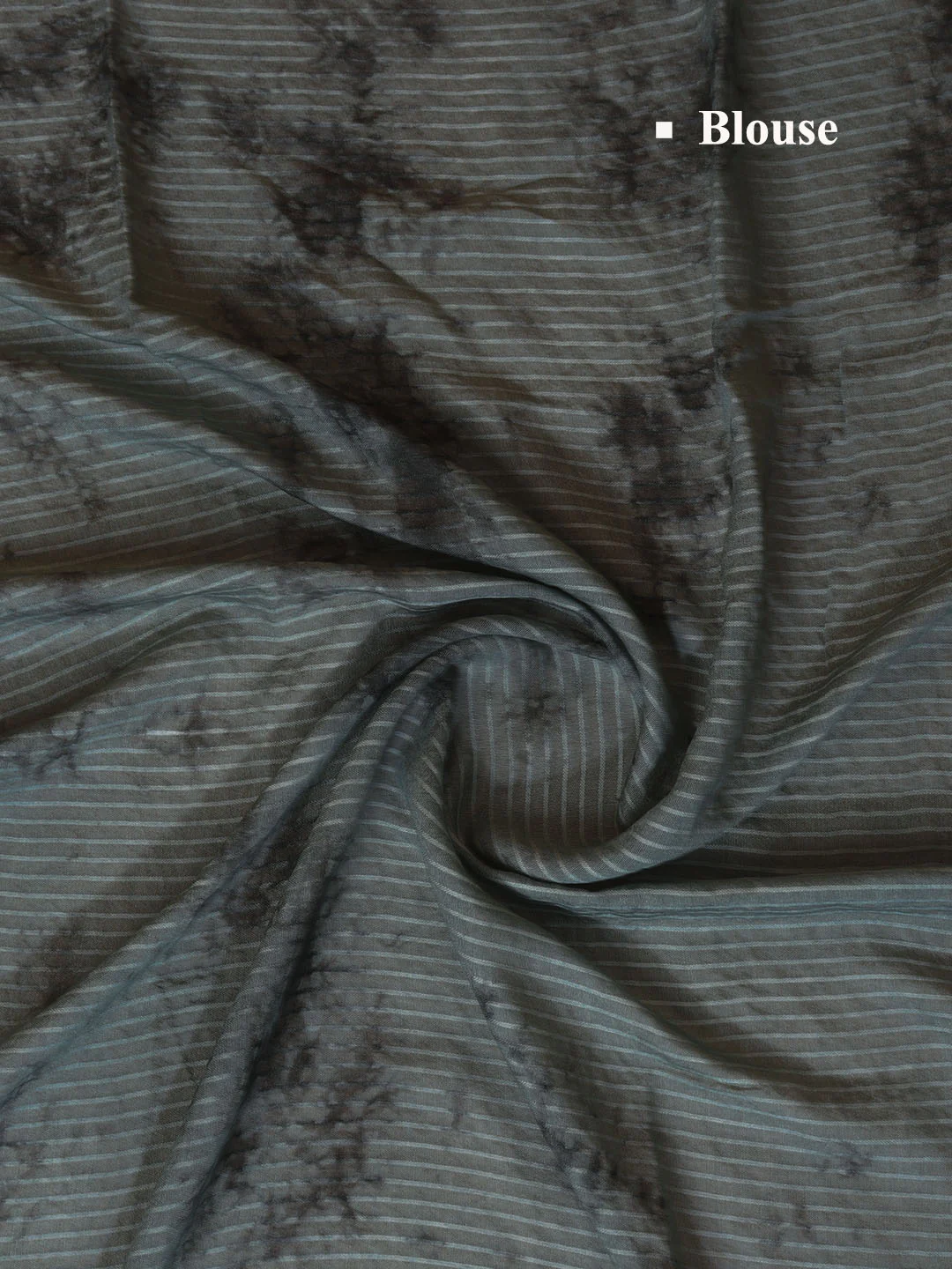 Women Grey Fancy Cotton Saree SS365 - Image 3