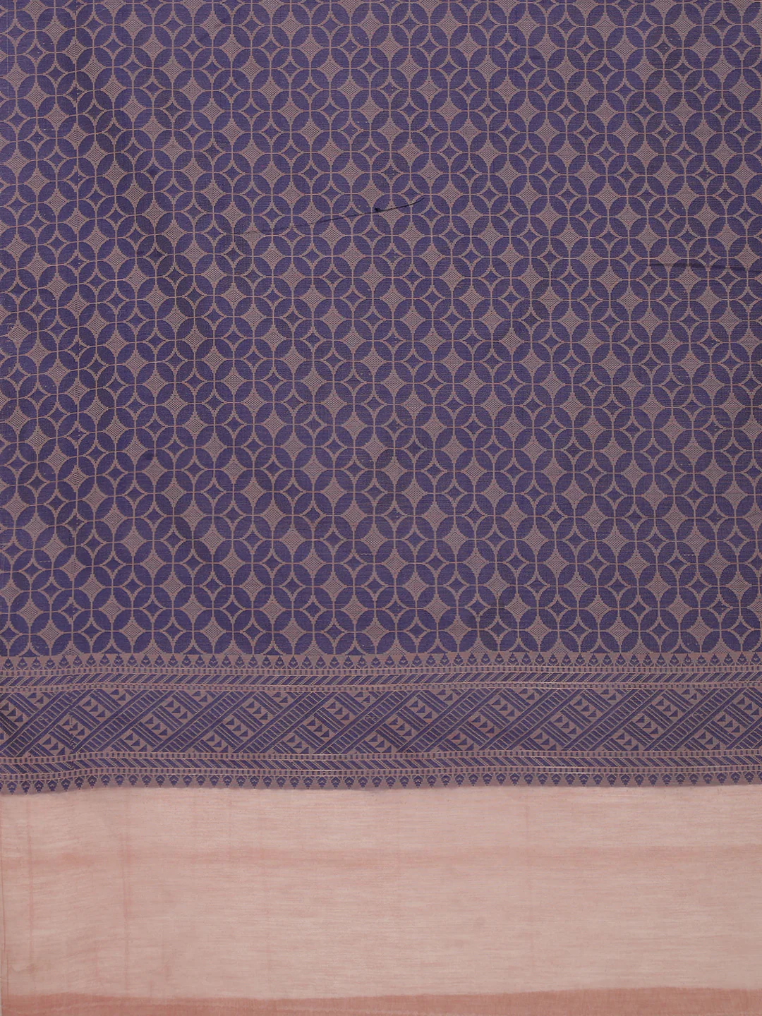 Women Kora Cotton Rose Pink Saree SK115 - Image 7