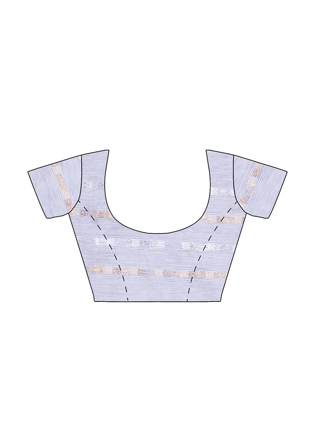 Women Light Blue Tissue Saree TS44 - Image 5