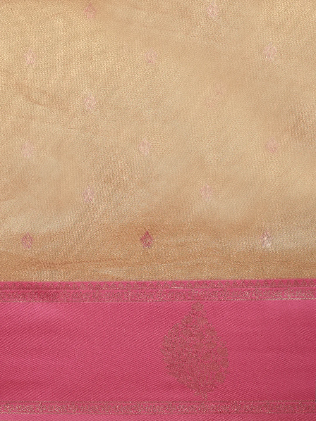 Women Light Orange Art Silk Saree ASS111 - Image 6