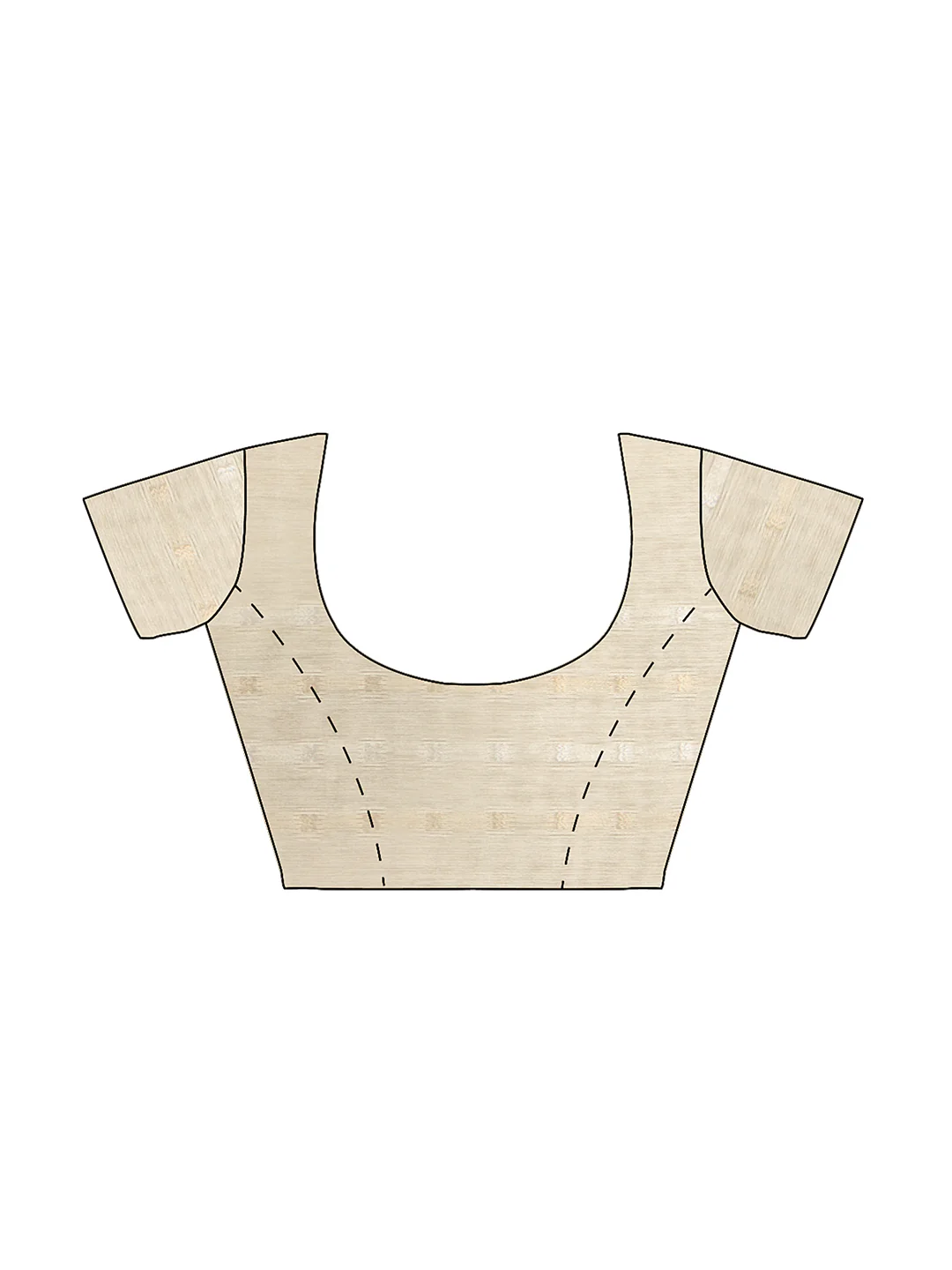 Women Light Yellow Tissue Saree TS43 - Image 4