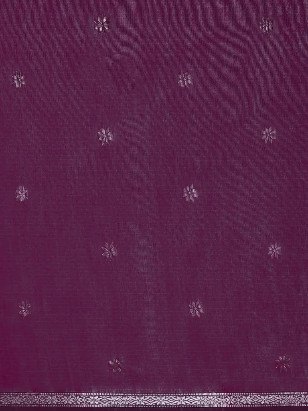 Women Magenta Kora Cotton Fancy Saree SK107 - Image 6