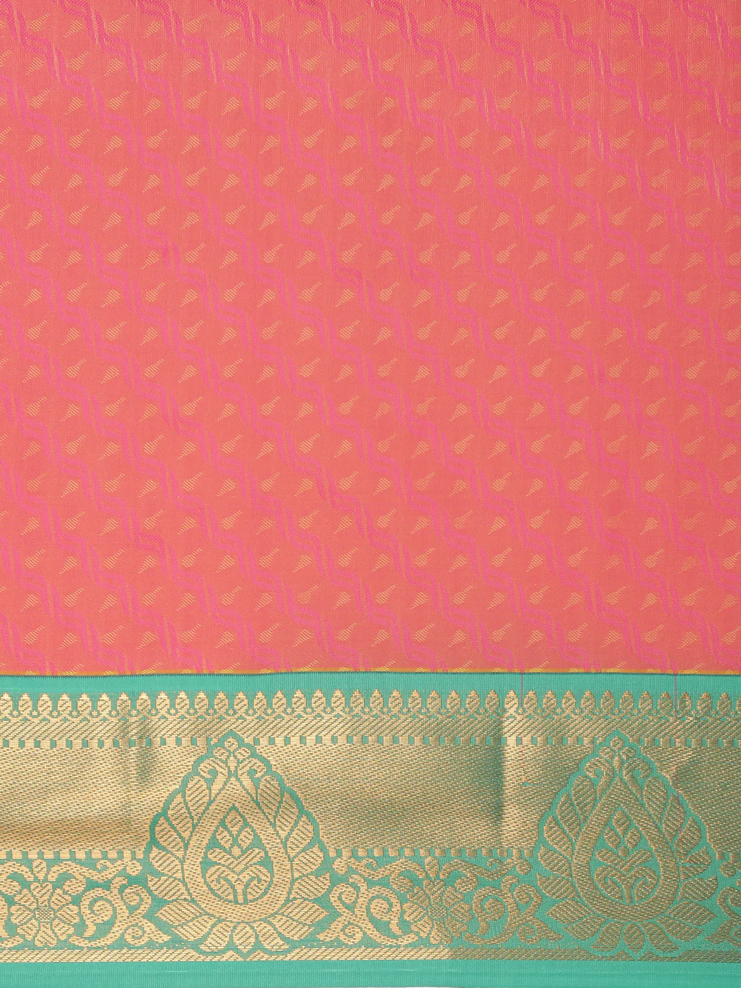 Women Light Orange Art Silk Saree ASS123 - Image 5