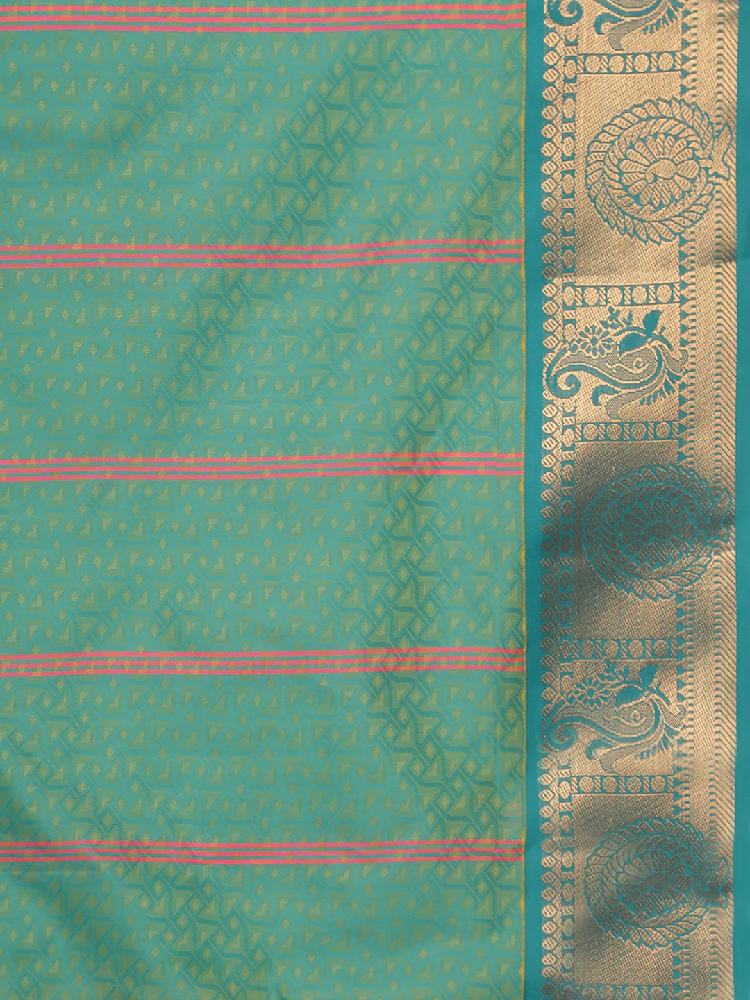 Women Pink Art Silk Saree ASS118 - Image 6