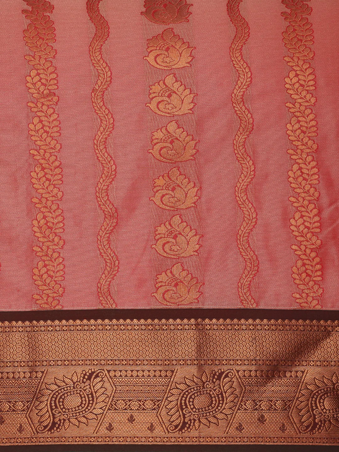 Women Red Art Silk Saree ASS114 - Image 6