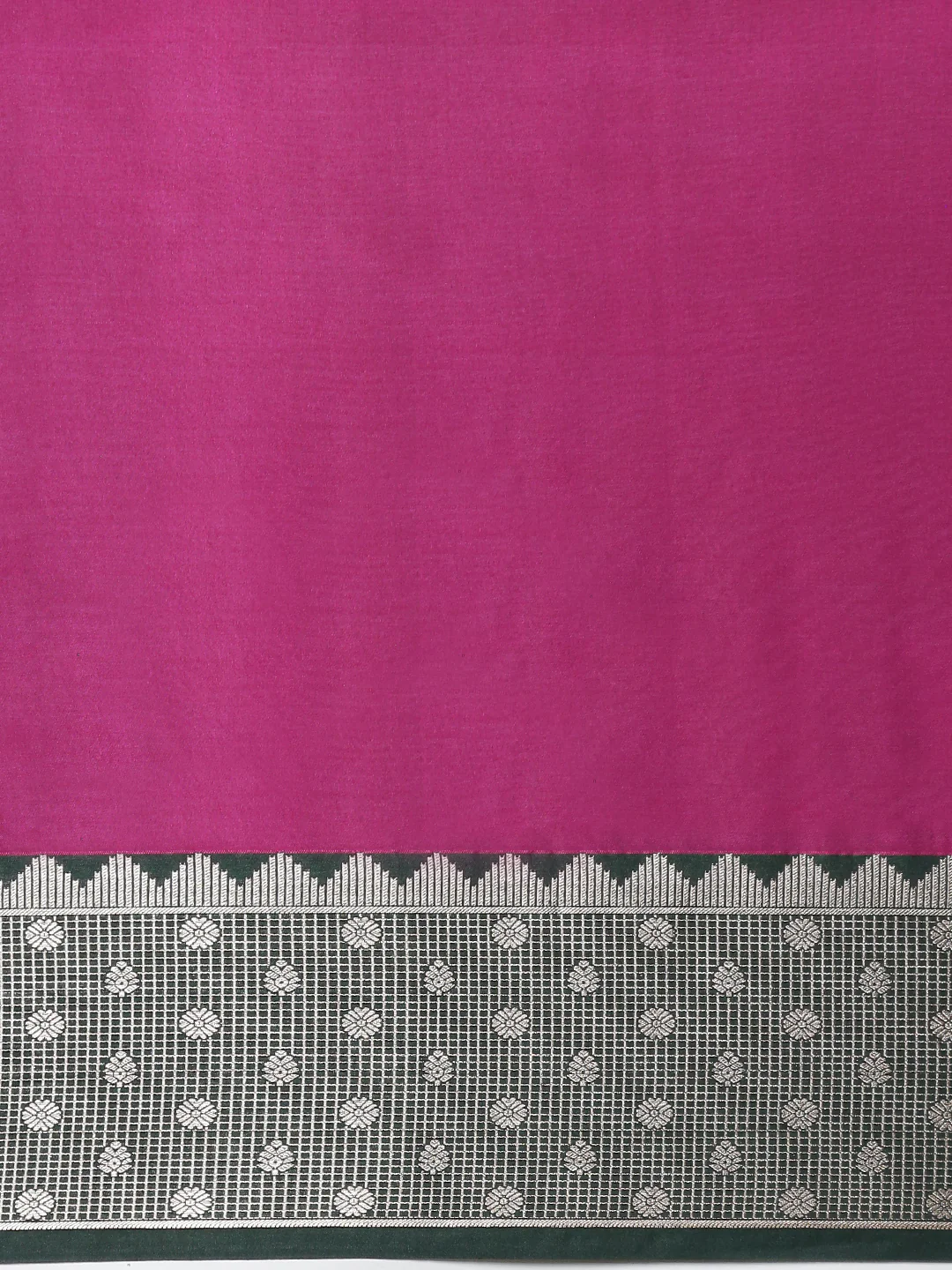 Women Soft Silk Saree Majenta SS411 - Image 6