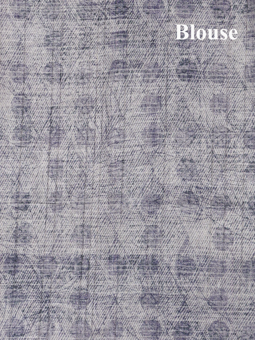 Women Light Lavender Semi Tussar Printed Saree ST310 - Image 7