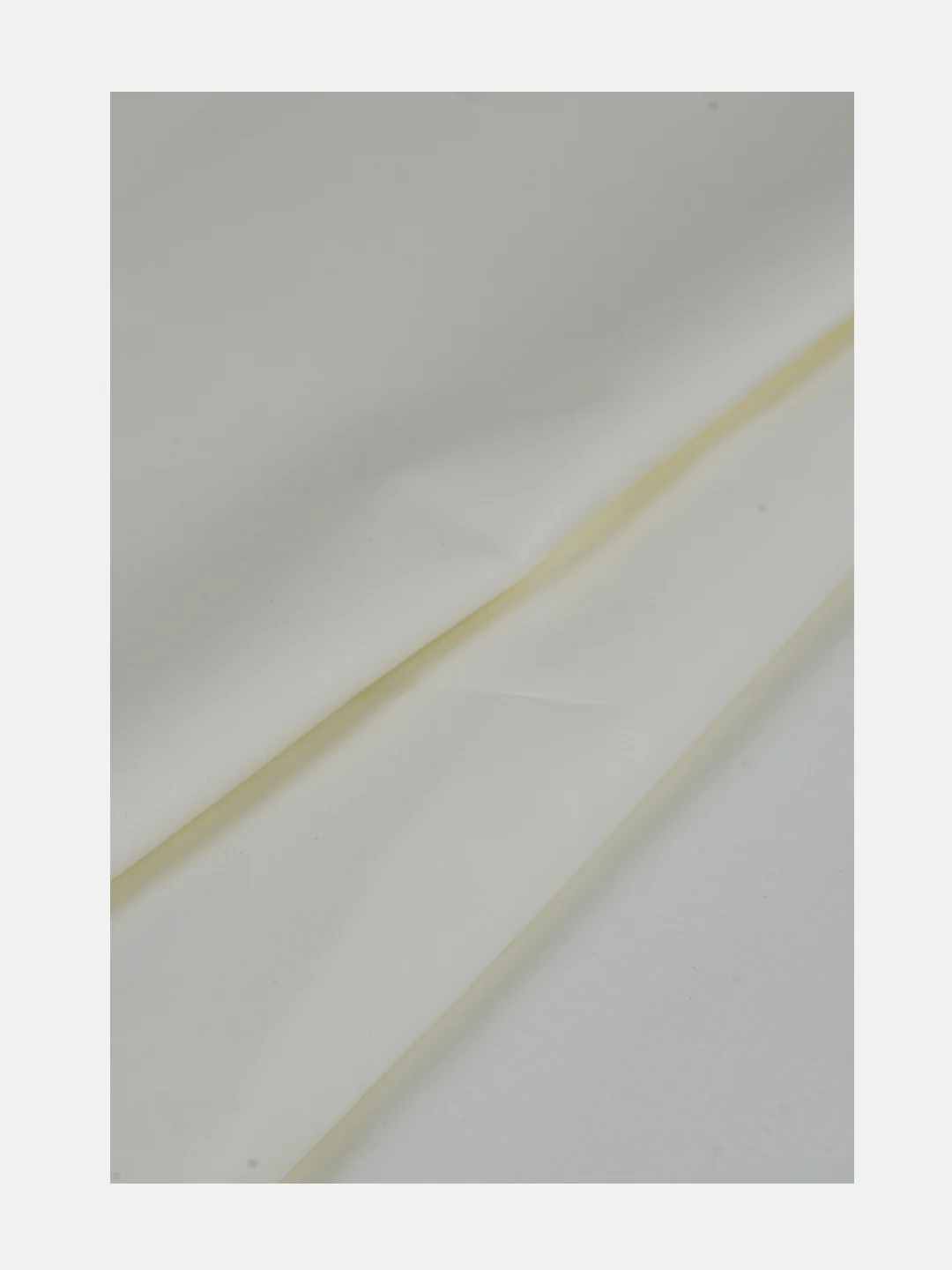 Wrinkle Free Kurta & Pyjama Fabric Cream Metalian - Image 3