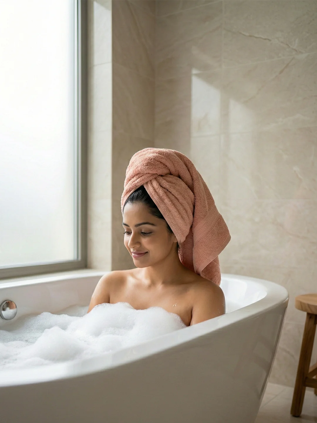 You & Me Premium Soft Terry Cotton Couple Bath, Face & Hand Towels Coral (Pack Of 6) - Image 8