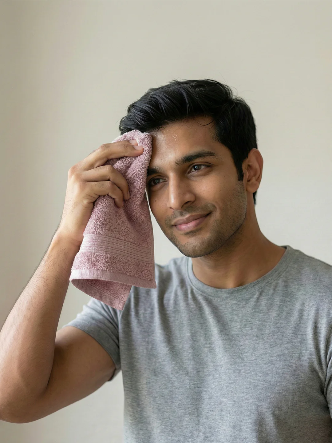 You & Me Premium Soft Terry Cotton Couple Bath, Face & Hand Towels Lilac (Pack Of 6) - Image 6