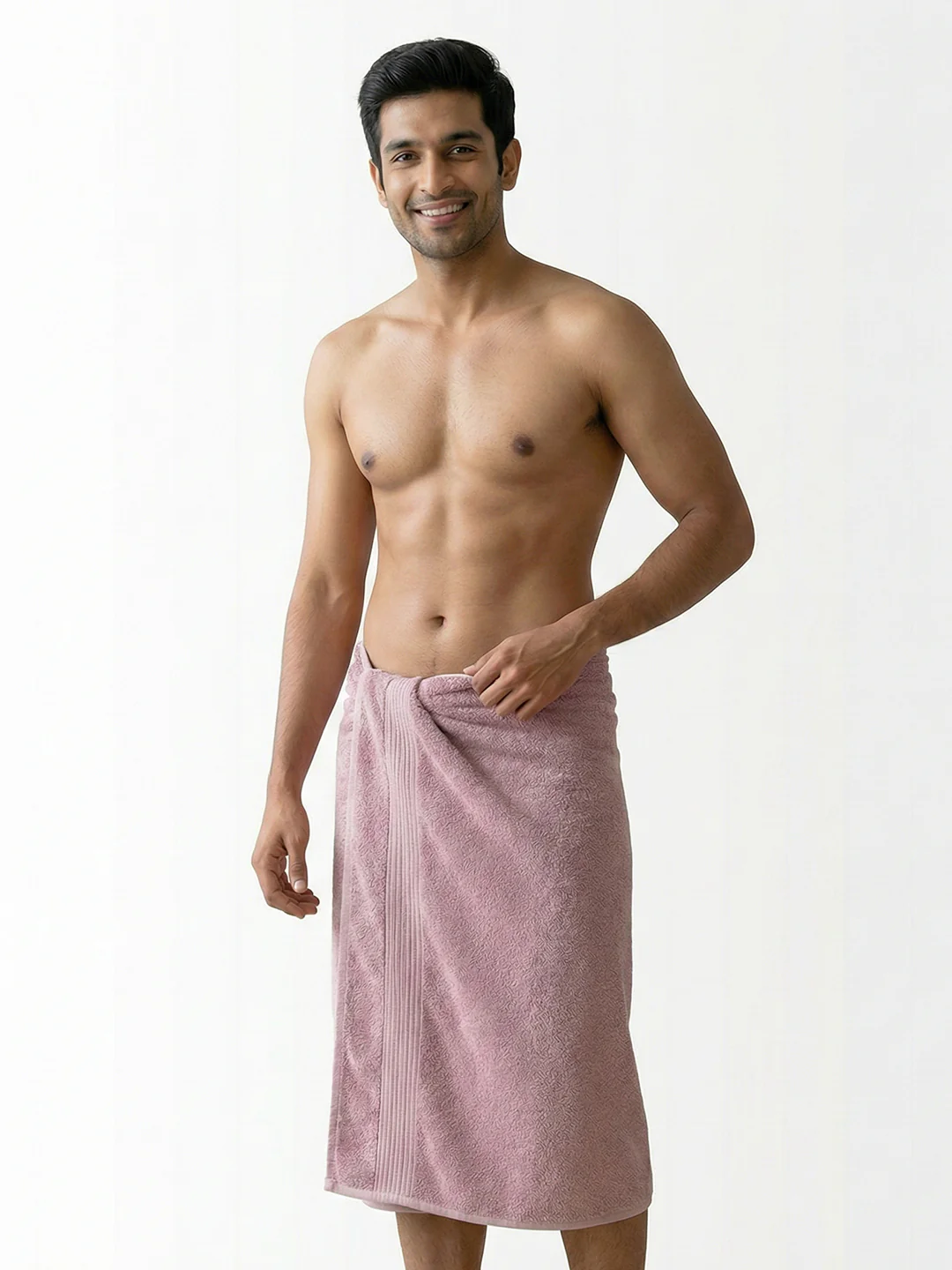 You & Me Premium Soft Terry Cotton Couple Bath, Face & Hand Towels Lilac (Pack Of 6) - Image 9